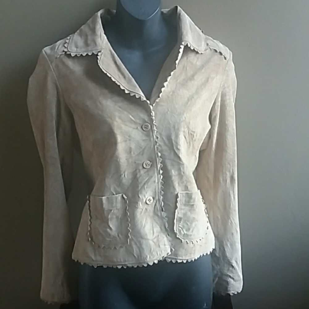Tan suede jacket